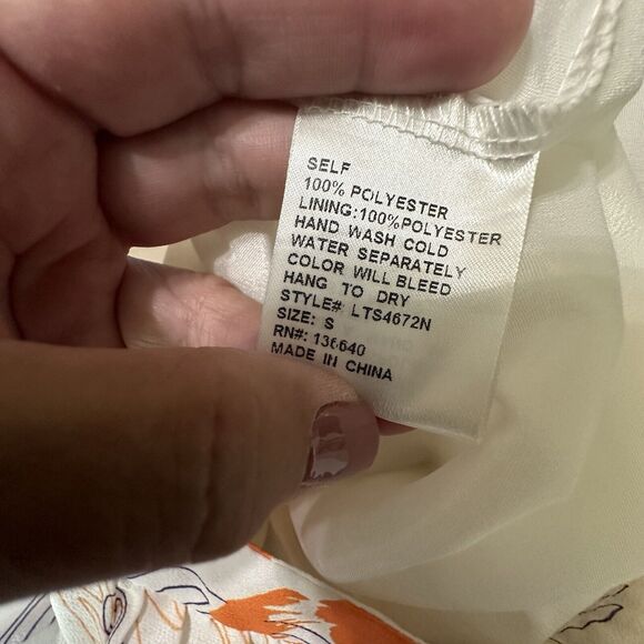 L'Atiste By Amy Midi Skirt S Floral Boho Colorful Summer Party Vacation Brunch - Picture 7 of 9